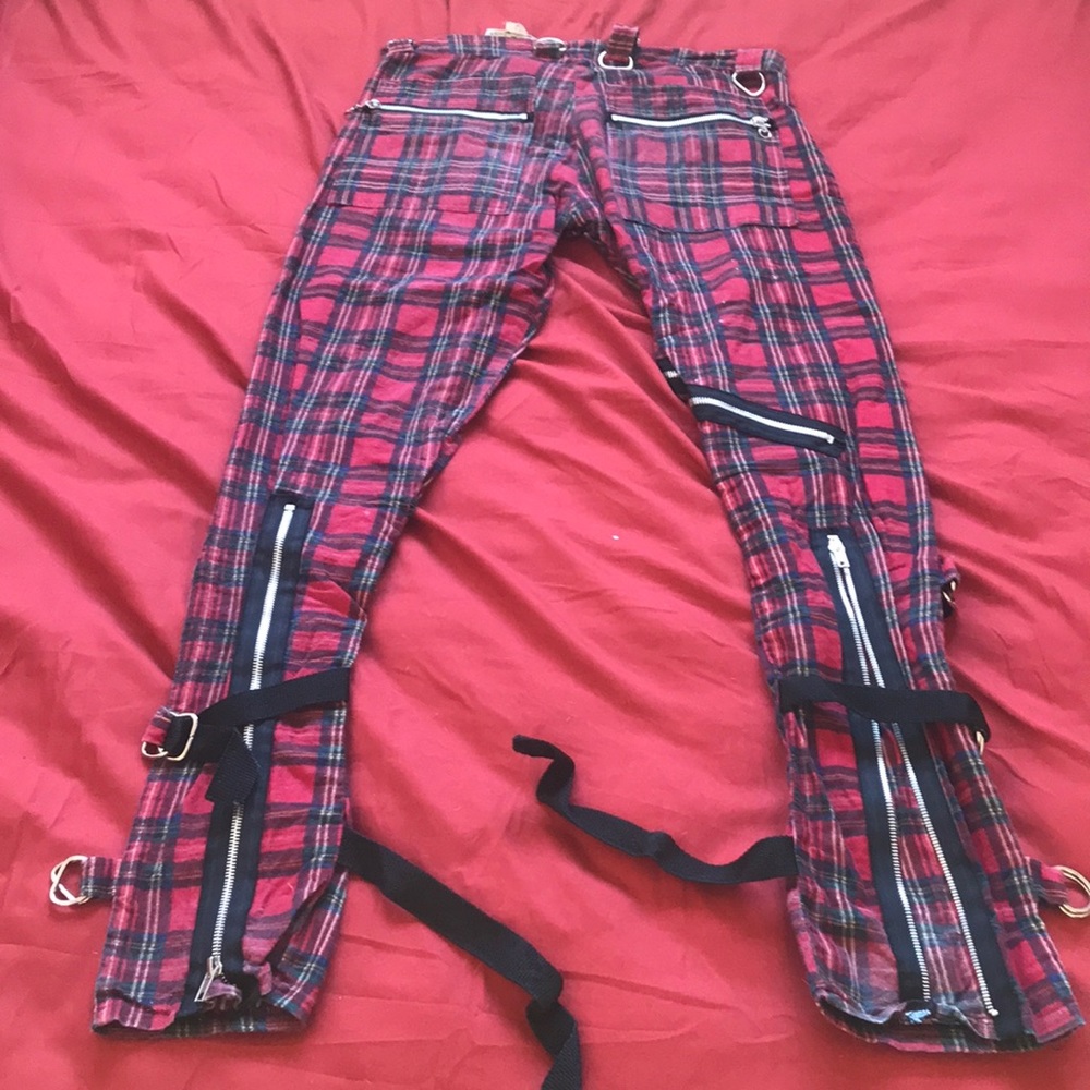 Authentic Punk Bondage Pants, Small - Picture 6 of 8